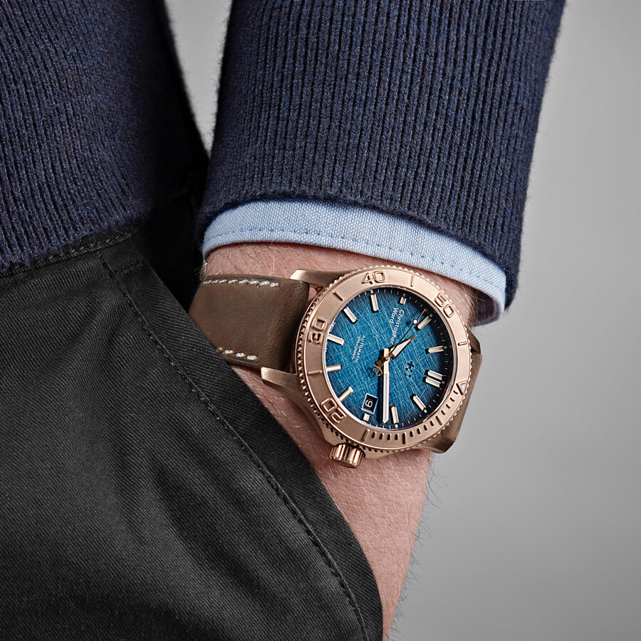 vintage eikenhouten leer christopher ward