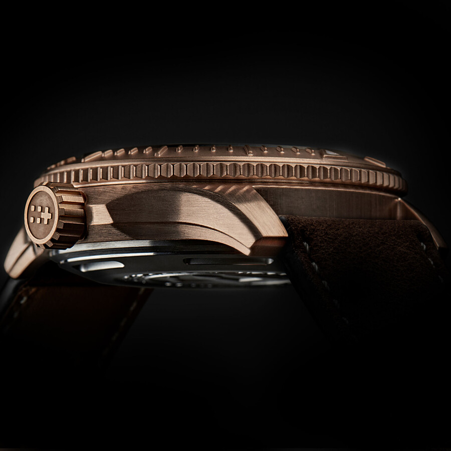 vintage eikenhouten leer christopher ward