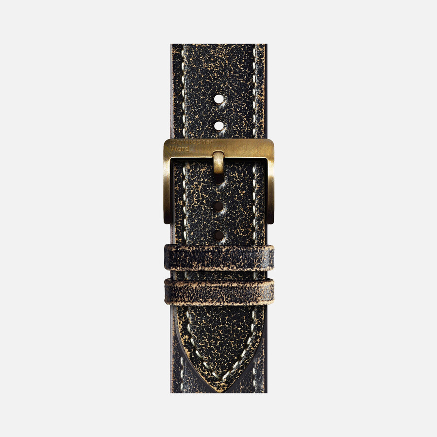 vintage eikenhouten leer christopher ward