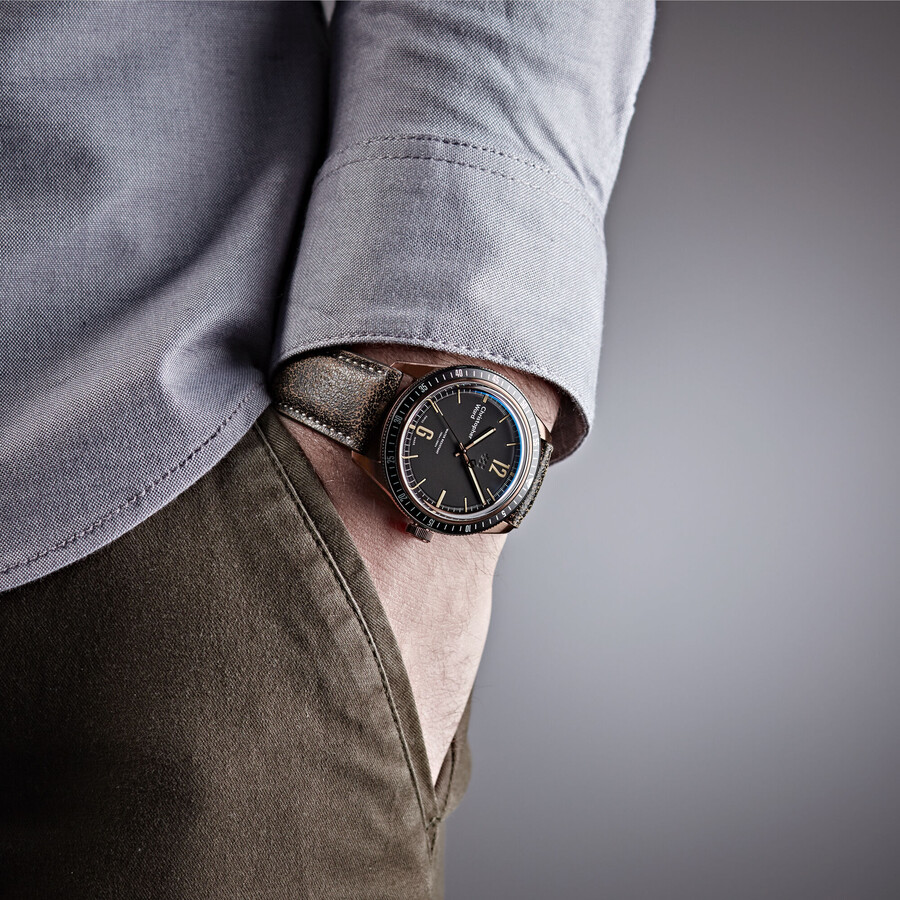 vintage eikenhouten leer christopher ward