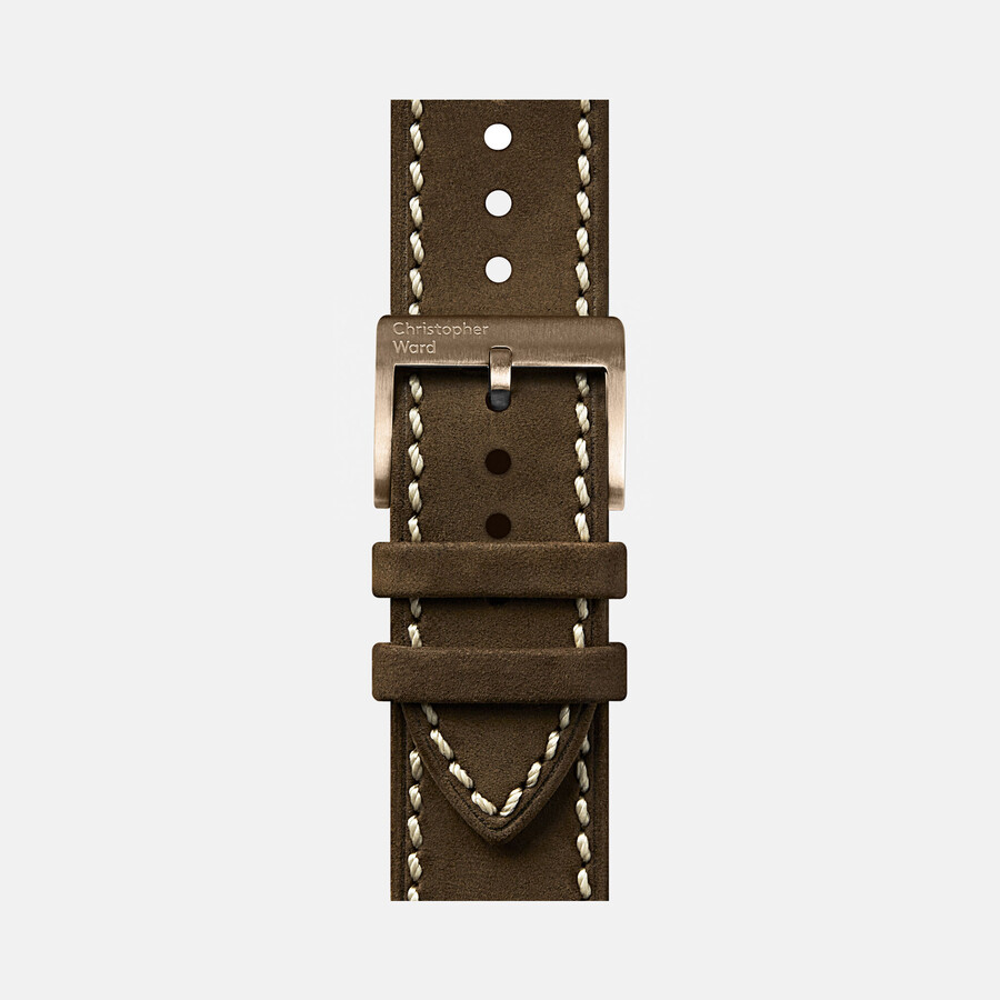 vintage eikenhouten leer christopher ward