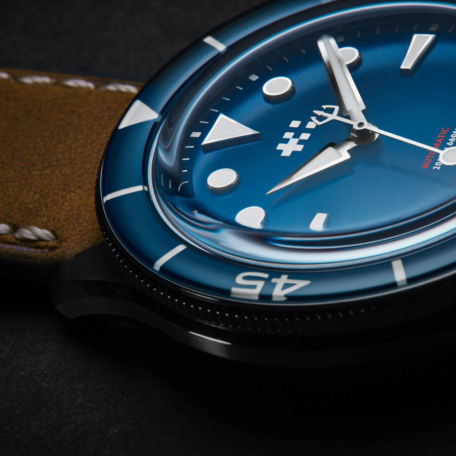 vintage eikenhouten leer christopher ward