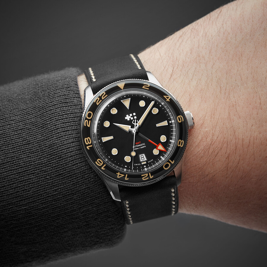 vintage eikenhouten leer christopher ward