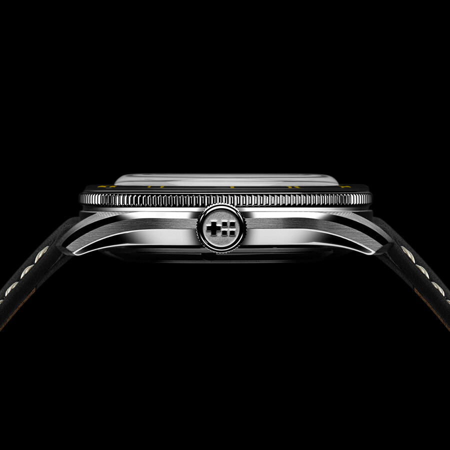 vintage eikenhouten leer christopher ward