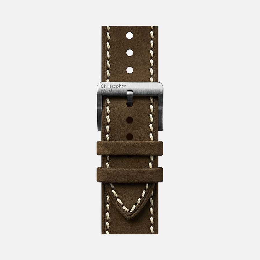 vintage eikenhouten leer christopher ward